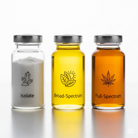 Full-Spectrum vs. Broad-Spectrum vs. Isolate: Which Hemp Extract is Right for You?